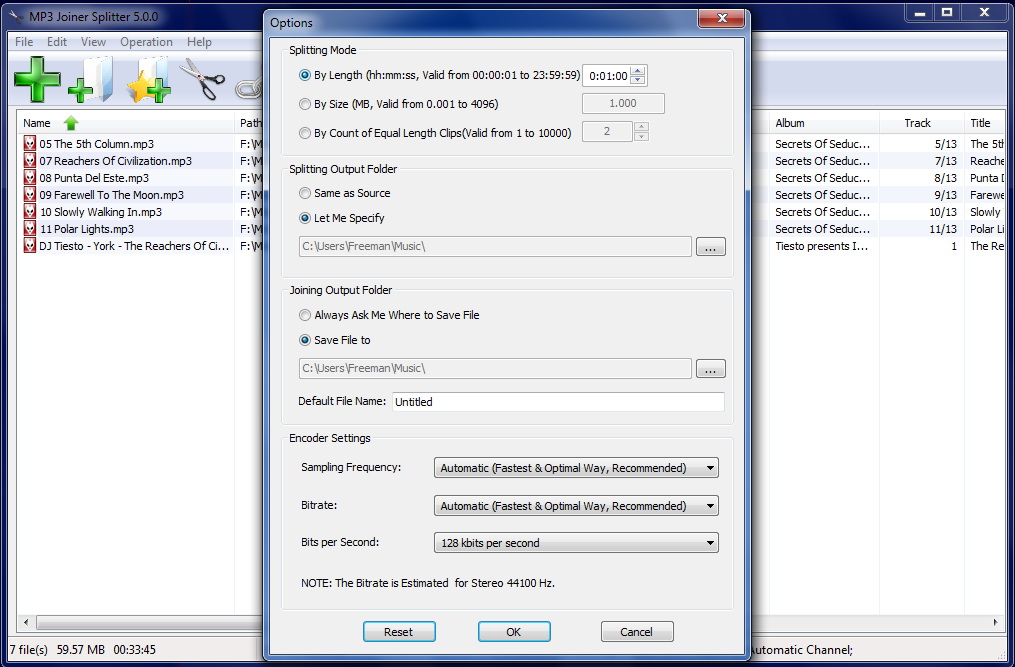 MP3 Splitter 5.5.3 screenshot